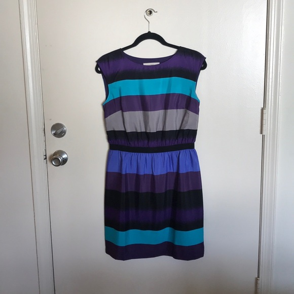 LOFT striped dress - Picture 1 of 1